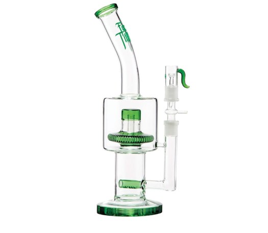 Acid Dabs 420 Series Percolator Bong Green - Waterpijp-bong.nl