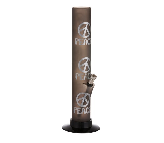 Acryl Peace Bong Black 32 cm