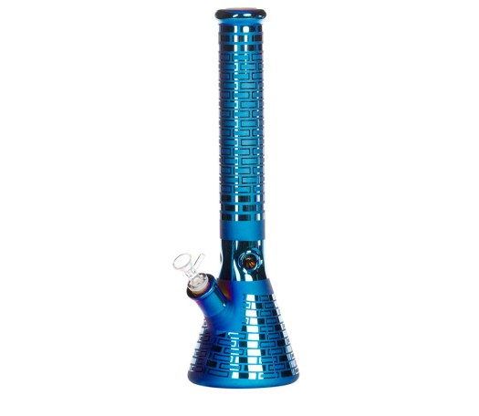 Amsterdam Electro Coat Ice Bong Blue - Limited Edition