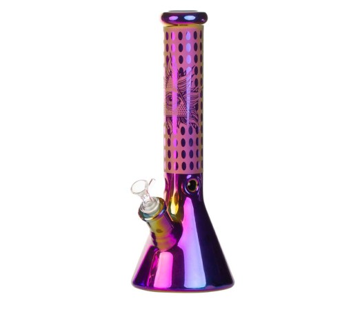 Amsterdam Future Eye Ice Bong Purple - Limited Edition