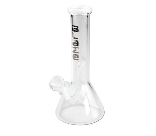 BLAZE Flask One Notch Ice Bong - Wit