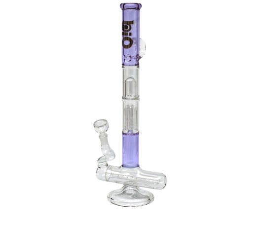 Bio Glass Vacuum inline + 6 arm Tree Perc Bong PU