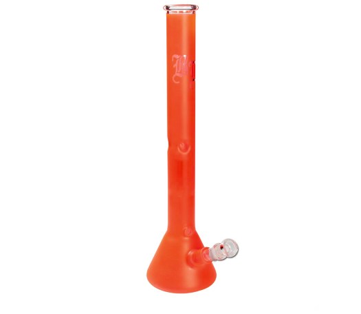 Black Leaf Beaker Ice Bong Orange - Waterpijp-bong.nl