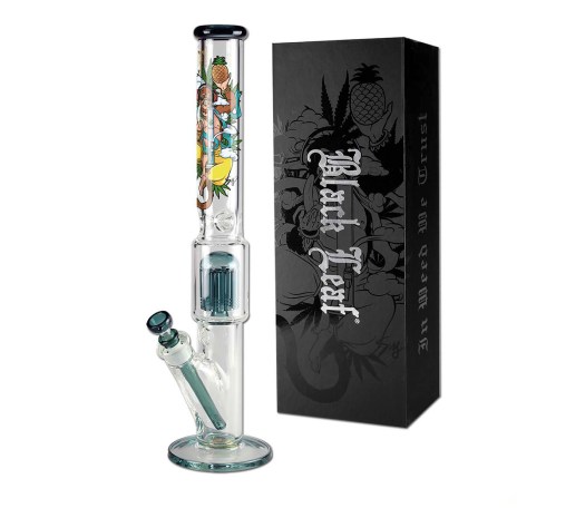 Black Leaf Boxed Percolator Bong Hanuman Set