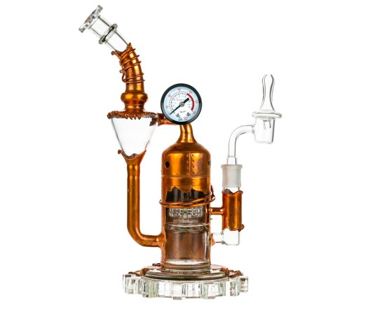 Black Leaf Galileo's SteamOmeter Recycler Dab Rig - Waterpijp-bong.nl