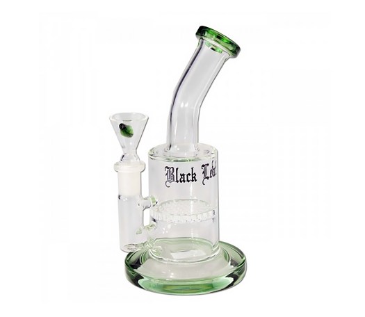 Black Leaf Honeycomb Bubbler Green