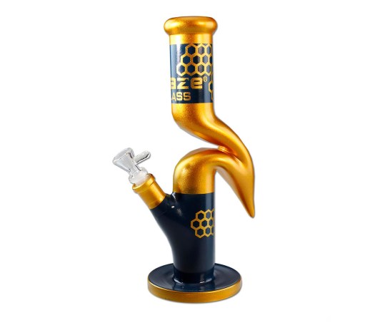 Blaze Glass Zickzack Bong - Waterpijp-bong.nl