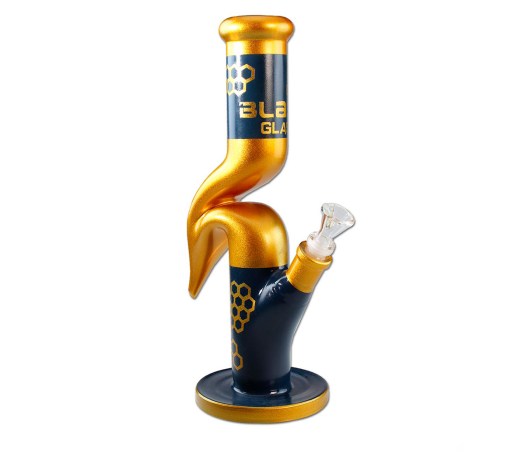 Blaze Glass Zickzack Bong - Waterpijp-bong.nl