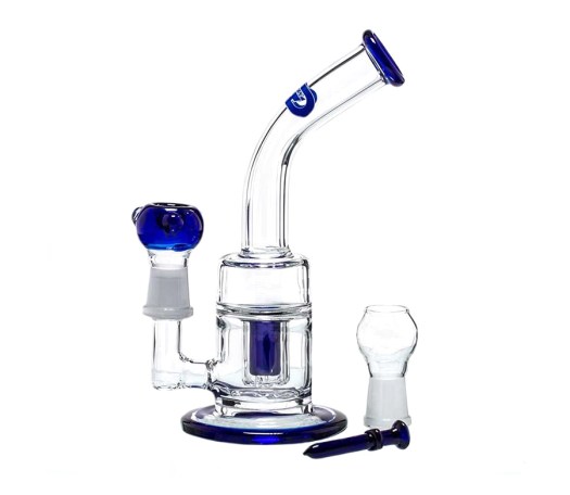 Blue Saxo GG Bubbler Oil Vaper Dome en Bowl