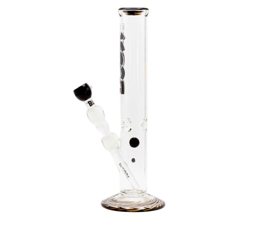 Boost Straight Glass Ice Bong 38 cm Black