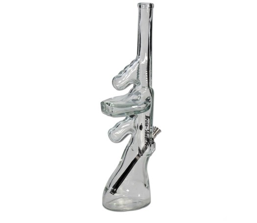 Brain-Shooter Glass Machine Gun Bong - Waterpijp-bong.nl