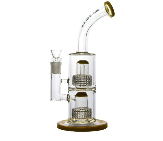 D-SMOKE Atmosphere Yellow Bubbler - Waterpijp-bong.nl