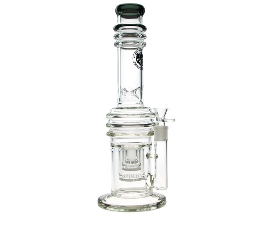 D-SMOKE Massive Triple Honeycomb Bong - Black