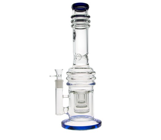 D-SMOKE Massive Triple Honeycomb Bong - Blue