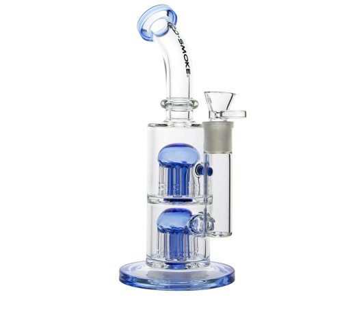 D-SMOKE Mental High Blue Bubbler - Waterpijp-bong.nl