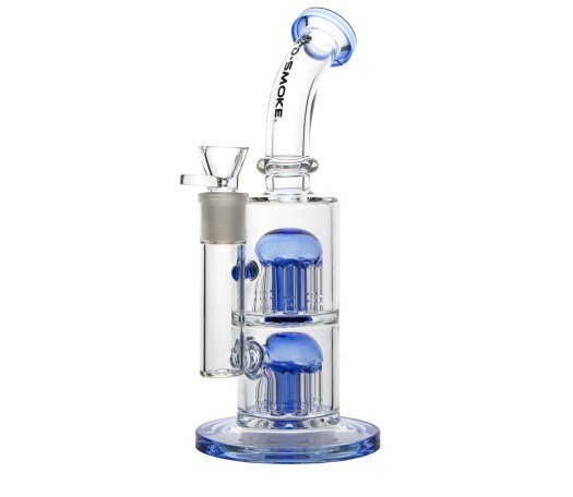 D-SMOKE Mental High Blue Bubbler - Waterpijp-bong.nl