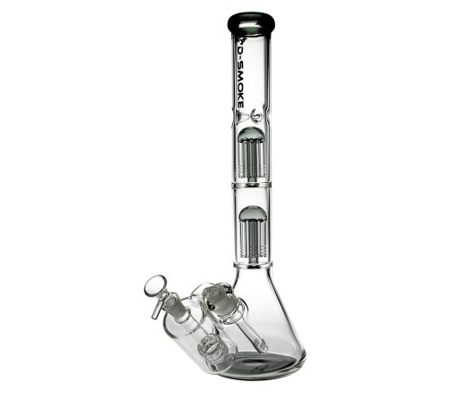 D-SMOKE Oblivion Perc Bong - Smokey Black  + Precooler