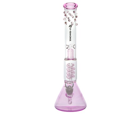 D-SMOKE Pearl Pink Shot Bong - Waterpijp-bong.nl