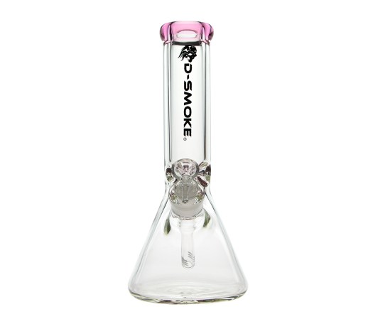 D-SMOKE Pure 9 mm Classic 12 inch Bong - Pink