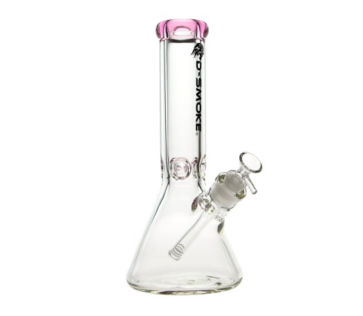 D-SMOKE Pure 9 mm Classic 12 inch Bong - Pink