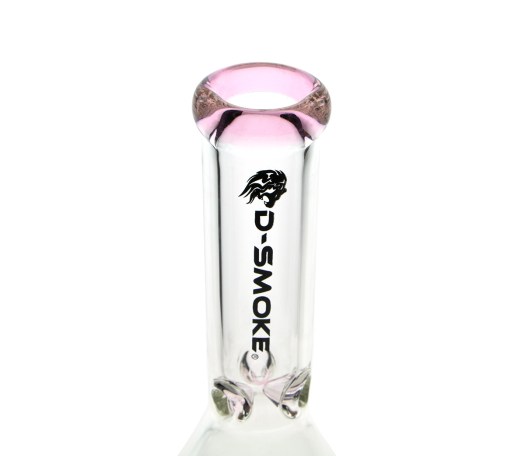 D-SMOKE Pure 9 mm Classic 12 inch Bong - Pink