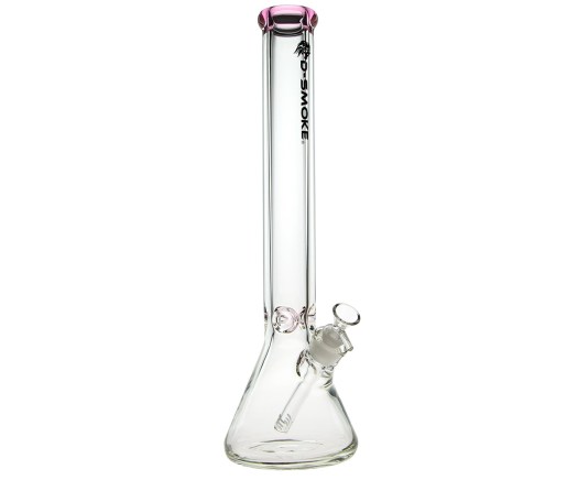 D-SMOKE Pure 9 mm Classic 18 inch Bong - Pink