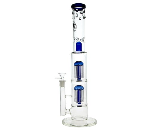 D-SMOKE Stoner Hustler Bong - Blue