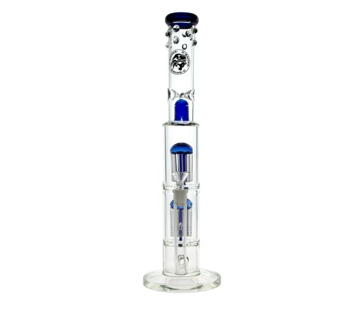 D-SMOKE Stoner Hustler Bong - Blue