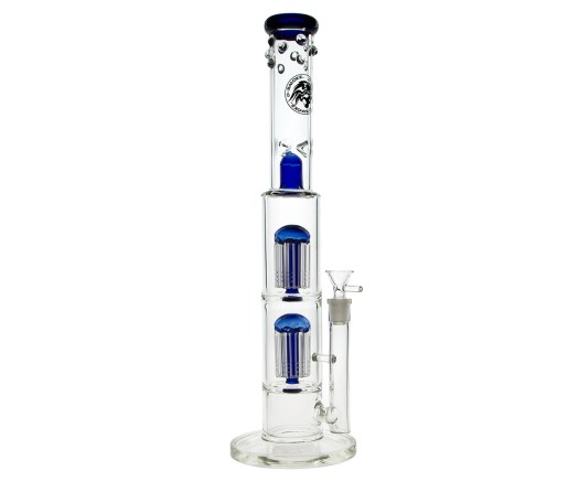 D-SMOKE Stoner Hustler Bong - Blue