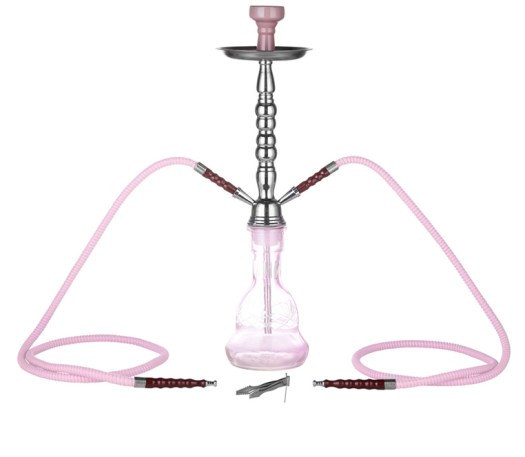 Dreamliner Trans Roze Shisha 2 slangen