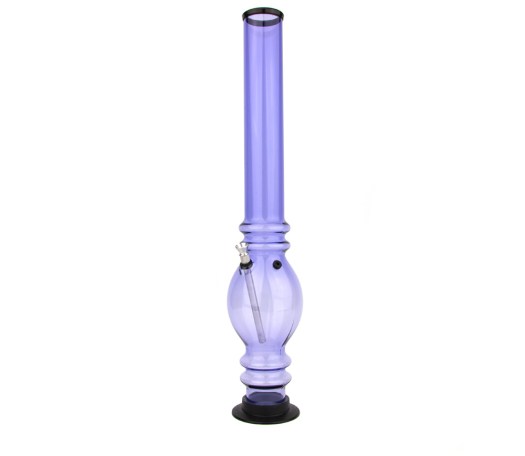 Drupal Acryl Bong 55cm paars - Waterpijp-bong.nl