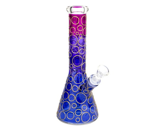 Fairytale Beaker Ice Bong Purple Lila - Waterpijp-bong.nl