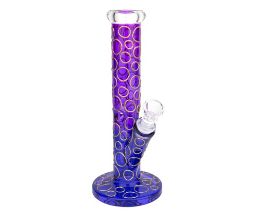 Fairytale Straight Ice Bong Purple Lila - Waterpijp-bong.nl