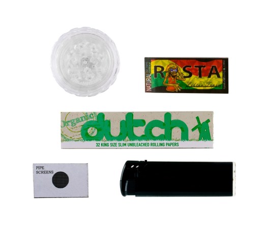 Four Twenty Rasta Bong Giftset - 6 delige Cadeaubox - Waterpijp-bong.nl