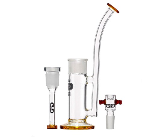 GG Limited Edition Amber Saxo Bubbler - Waterpijp-bong.nl