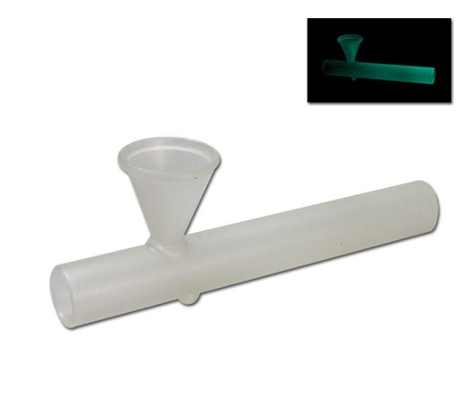 Glow in Dark Shotgun Pipe Green -  Waterpijp-bong.nl