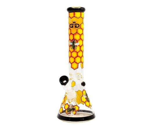 Grace Glass Beehive Beaker Ice Bong - 7 mm