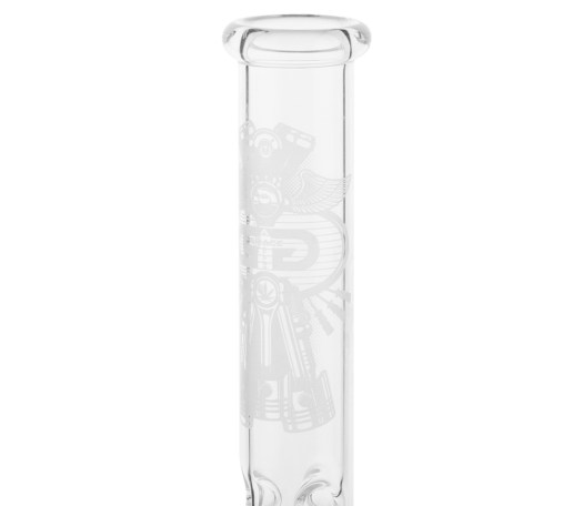 Grace Glass CRYSTAL Series Straight LED Spiral Perc Bong - Waterpijp-bong.nl