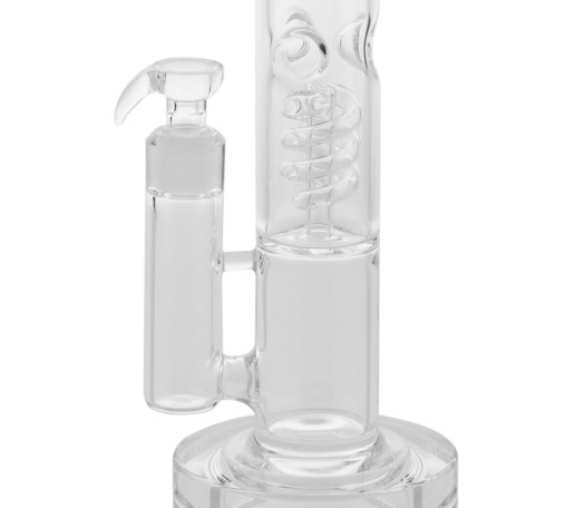 Grace Glass CRYSTAL Series Straight LED Spiral Perc Bong - Waterpijp-bong.nl