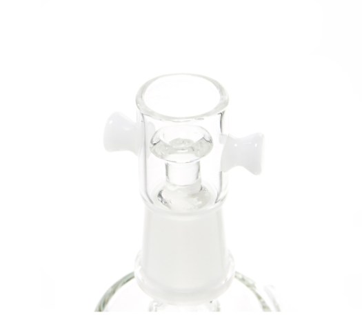 Grace Glass Crystal Cube Precooler White - Waterpijp-bong.nl