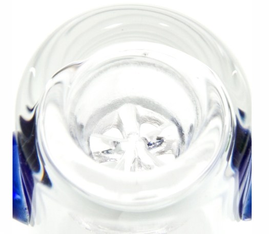 Grace Glass Ice Cube Precooler Blue - Waterpijp-bong.nl