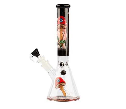 Grace Glass Mushroom Lady Ice Bong