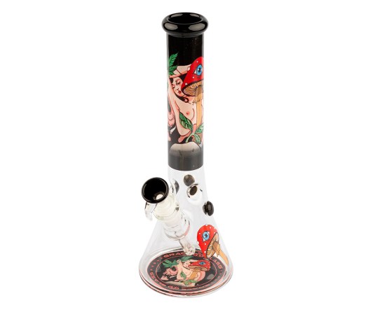 Grace Glass Mushroom Lady Ice Bong