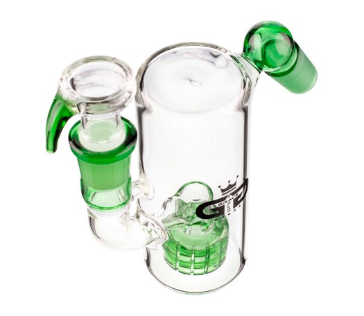 Grace Glass Slitted Tree Perc Precooler Green SG19