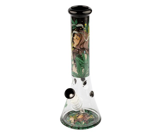 Grace Glass Smoking Lady Ice Bong