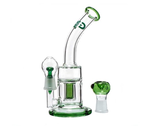 Green Saxo GG Bubbler Oil Vapor Dome en Bowl