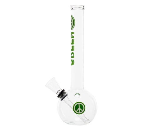 Greenline Green Peace Bong 19 cm - Waterpijp-bong.nl