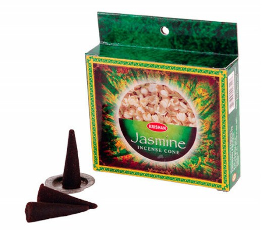 Incense Cones Jasmine  (10 stuks) - Waterpijp-bong.nl