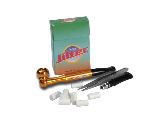 Jilter Pipe Gold - 1 Hit Smoking Pipe - Waterpijp-bong.nl