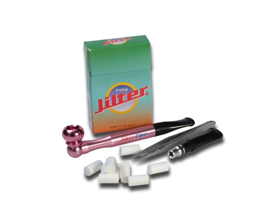 Jilter Pipe Pink - 1 Hit Smoking Pipe - Waterpijp-bong.nl